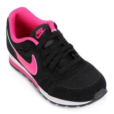 nike rosa e preto